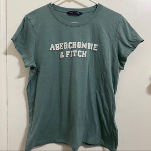 Abercrombie & Fitch Teal Logo Tee Shirt
